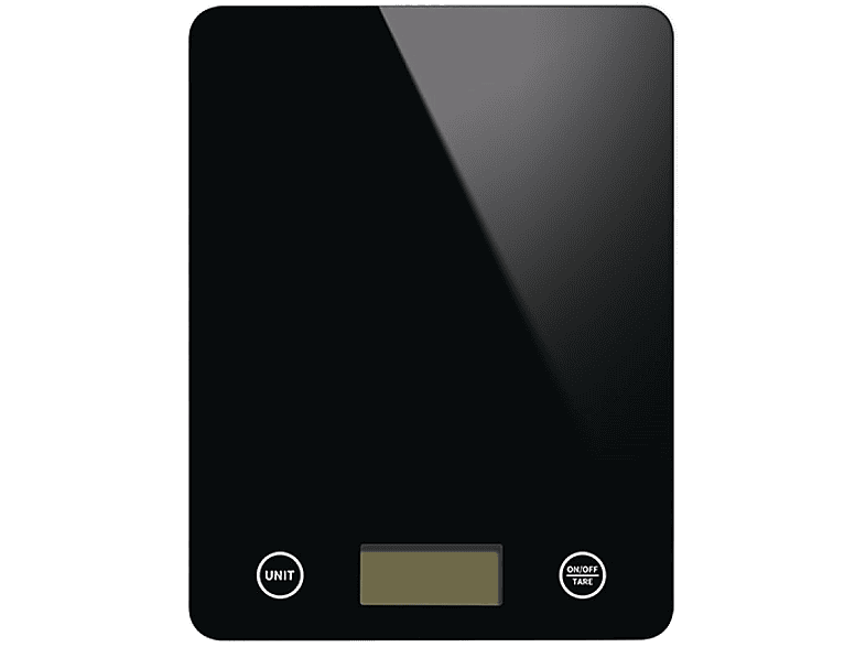LACAMAX Elektronische Küchenwaage - hochpräzise Sensoren, Einheitenumrechnung, Berührungstasten Elektronische Küchenwaage (Max. Tragkraft: 5 kg