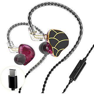 KINSI H818，, In-ear Headset Violett