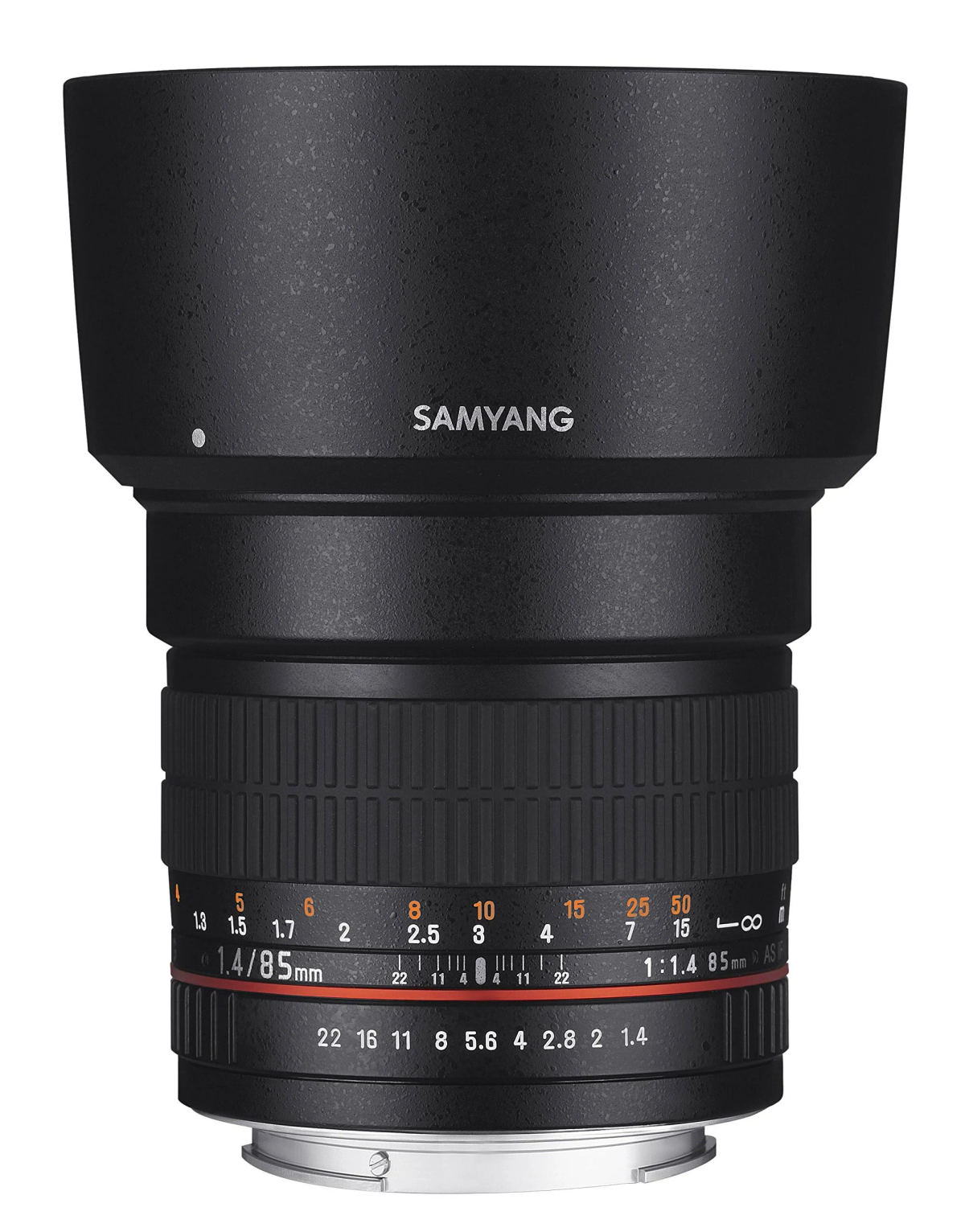 SAMYANG 1111201101 85 mm f/1.4 (Objektiv für Canon Schwarz) EF-Mount, (max)