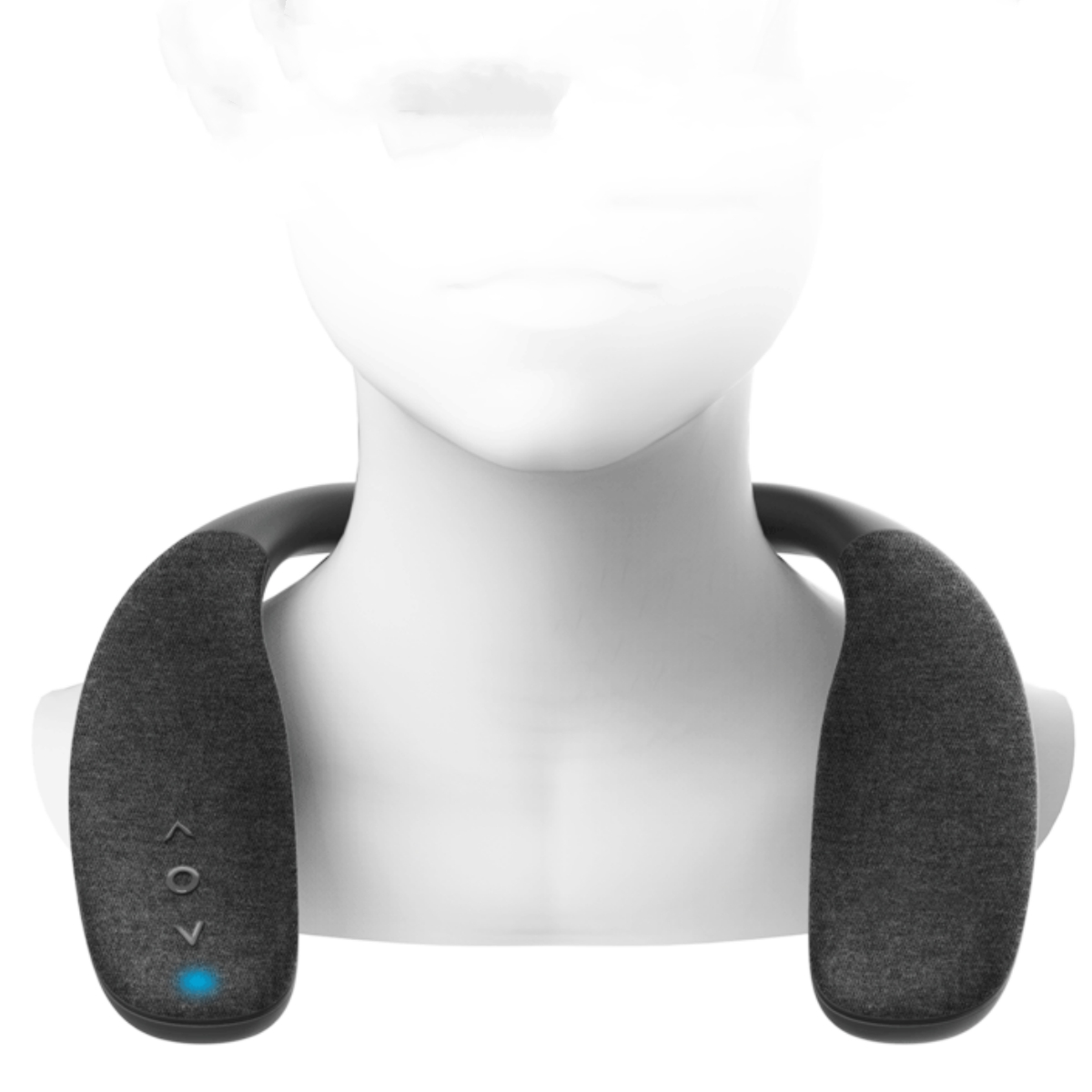 SHAOKE Bluetooth-Lautsprecher Hals Wireless Weiß Subwoofer Wearable Subwoofer, Portable Wall Echo