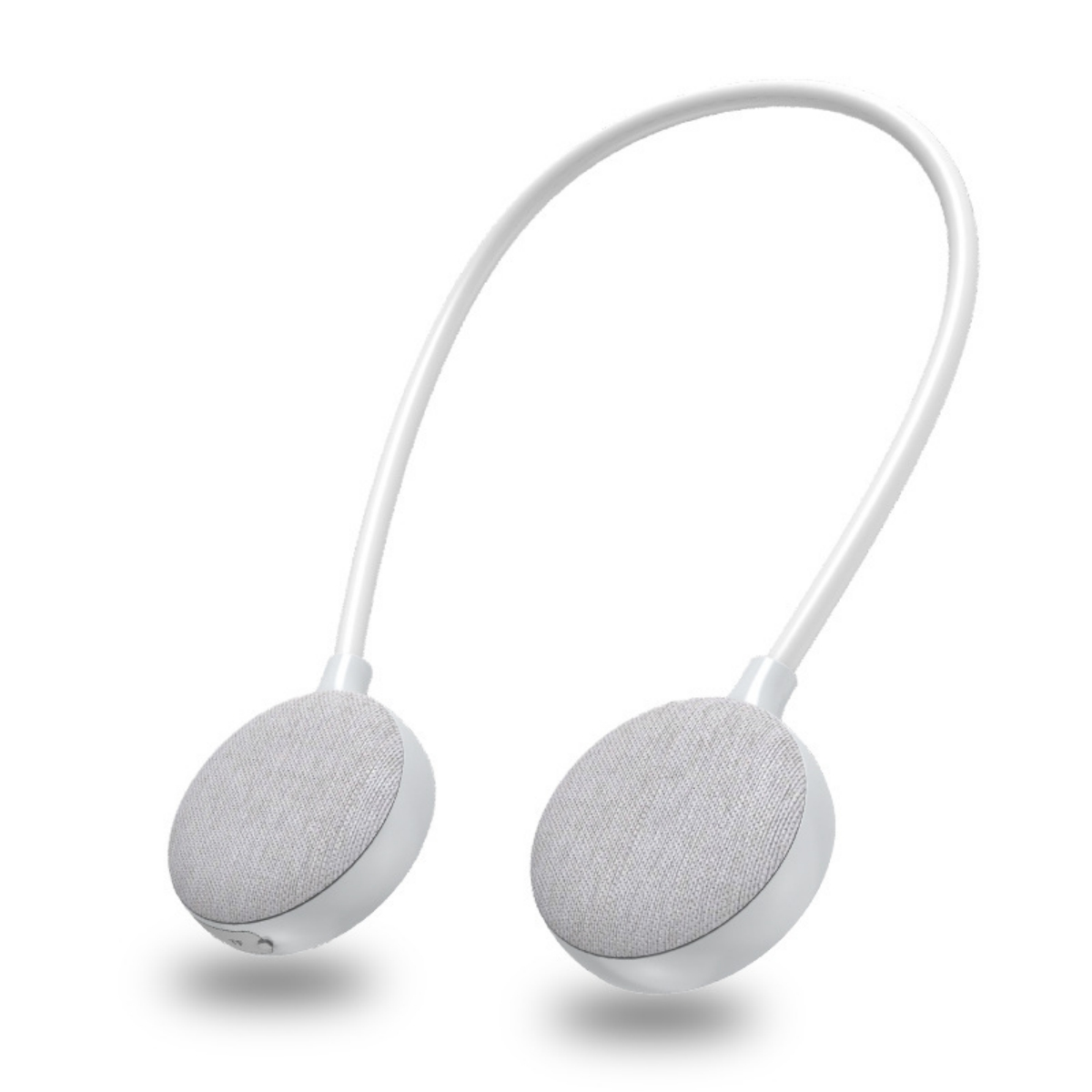 SHAOKE Bluetooth-Lautsprecher Hals Wireless Portable Wearable Weiß Subwoofer, Wall Subwoofer Echo