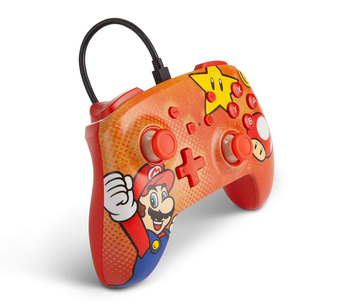 POWERA Design, Vintage Mario Controller, orange