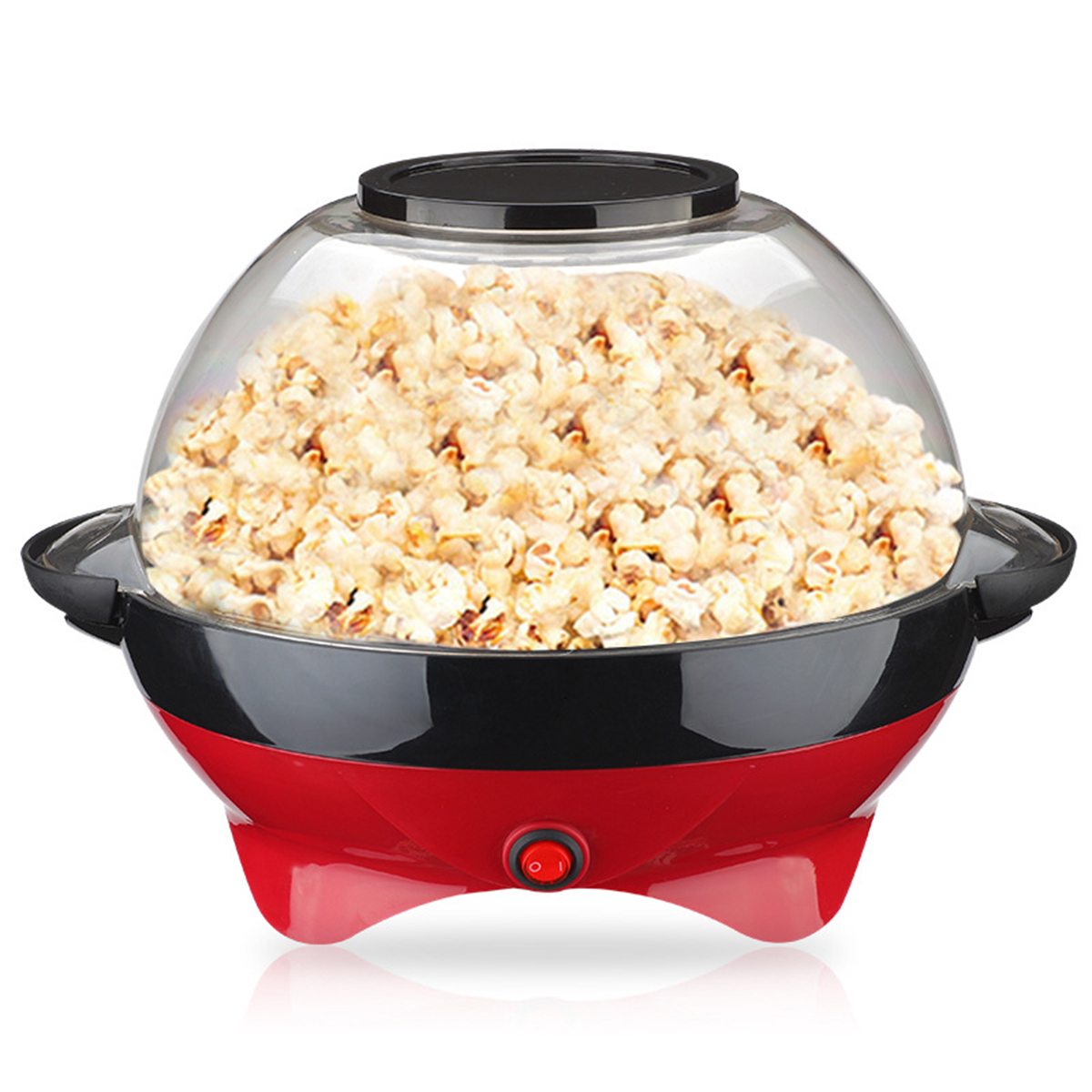 - Popcornmaschine Schnelle und Kinderfreundliche (1200 Snacks Rot,Schwarz Watt) leckere BRIGHTAKE Popcornmaschine Mini