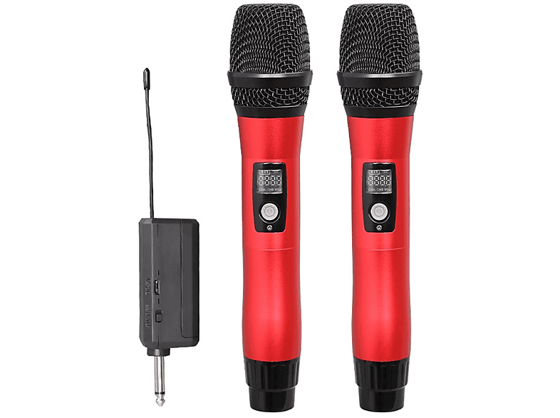 SHAOKE Bluetooth-Lautsprecher Hals Wireless Portable Echo Wearable Rot Mikrofone, Wall Subwoofer