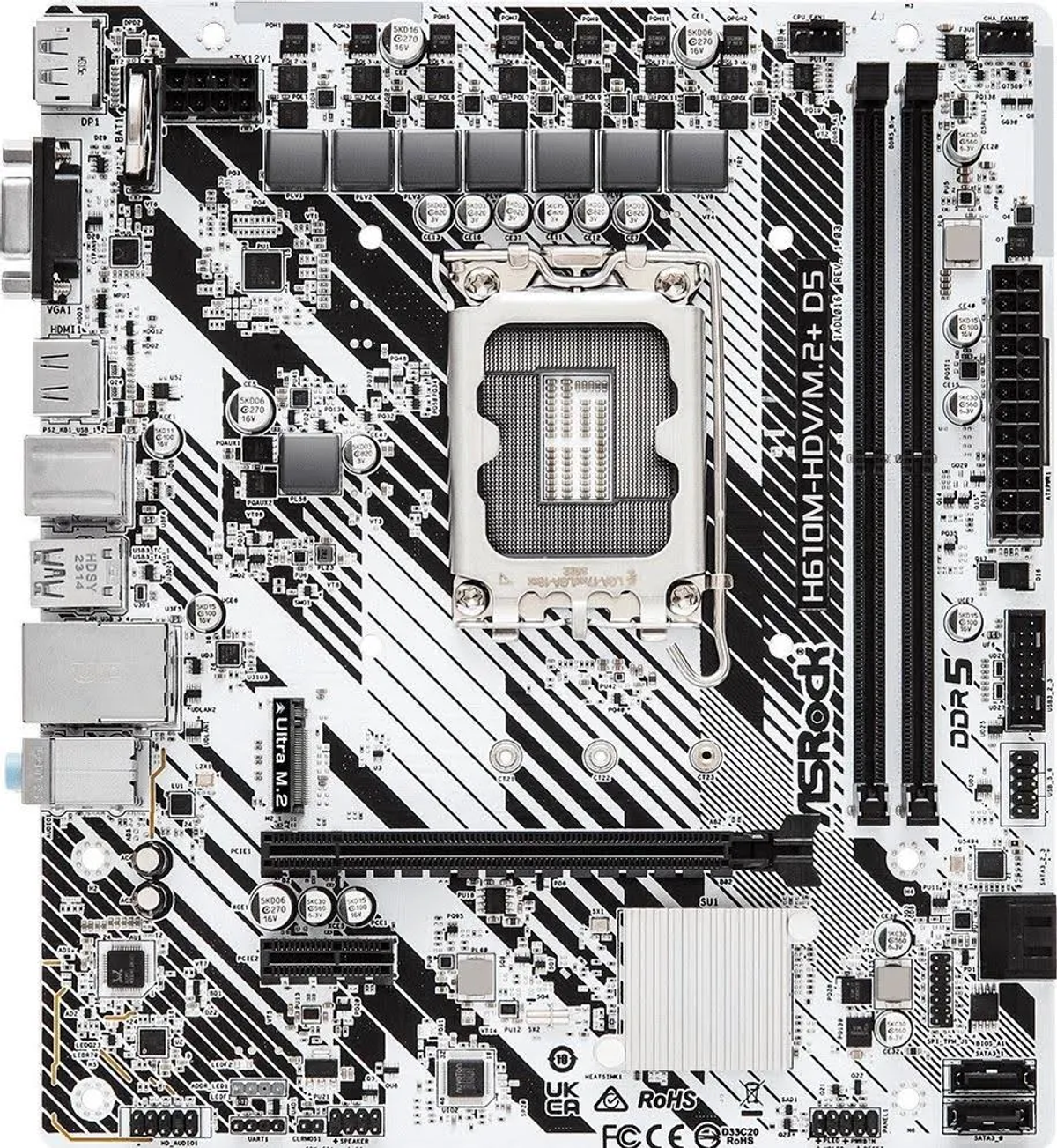 ASROCK 90-MXBM50-A0UAYZ Mainboard Schwarz