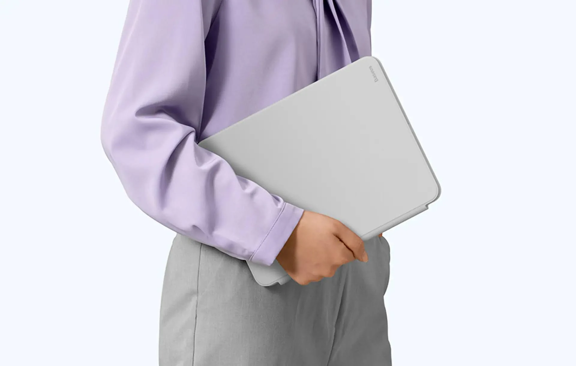BASEUS 6932172625634 Tablet Kunststoff, Grau Holster für Apple Hülle