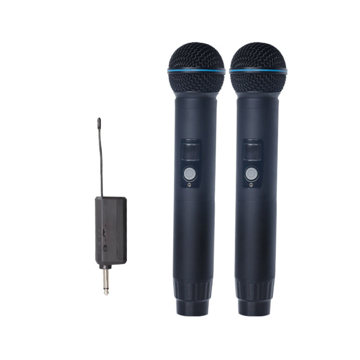 SHAOKE Bluetooth-Lautsprecher Hals Wireless Portable Blau Mikrofone, Wearable Subwoofer Echo Wall