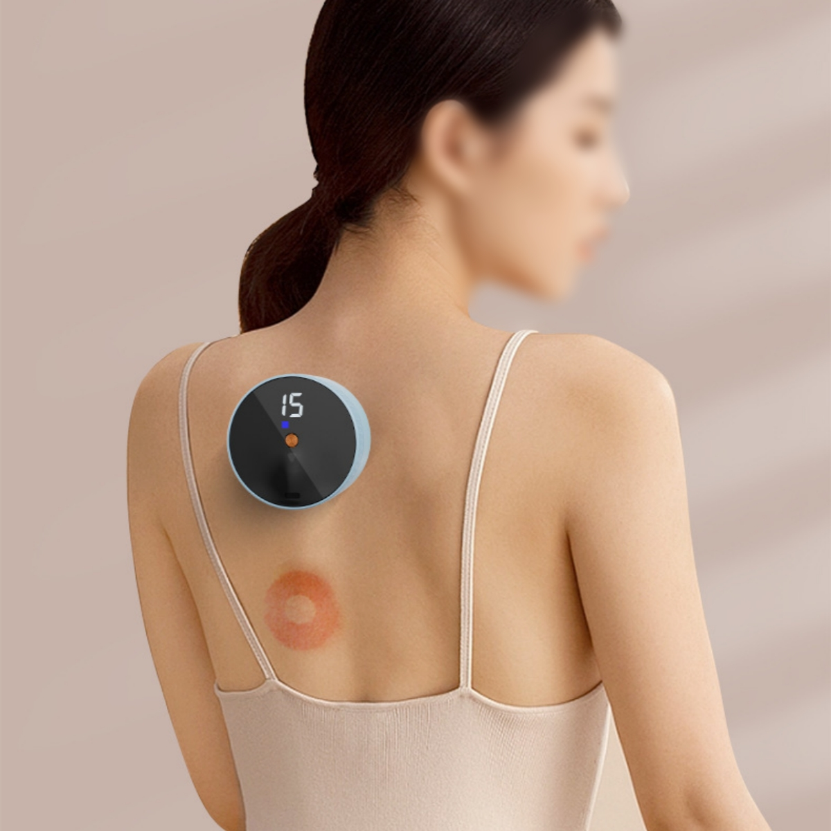 SHAOKE Bluetooth-Lautsprecher Hals Subwoofer Wearable Orange Portable Wall Wireless Echo Massagegerät