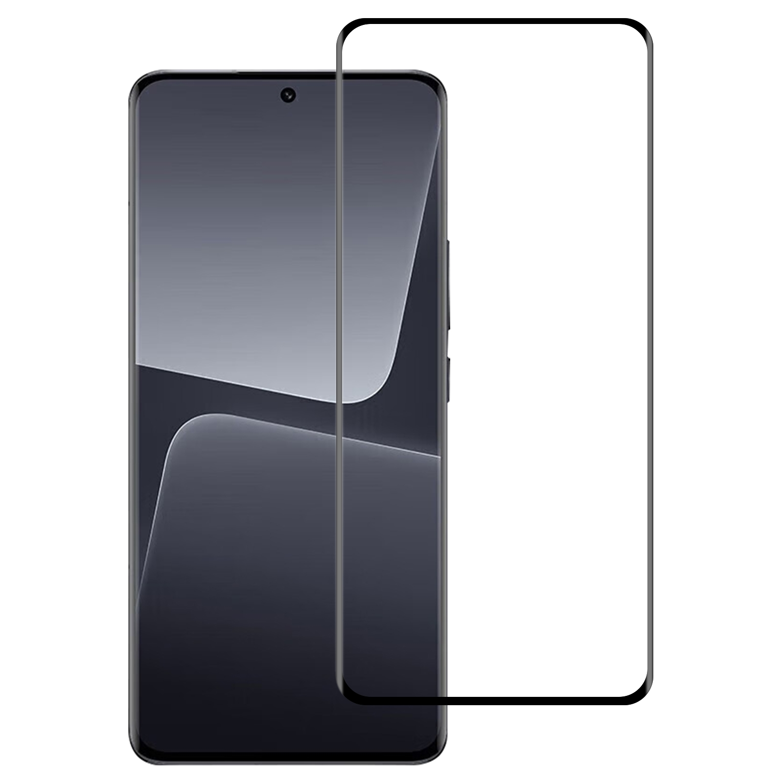 Xiaomi 13T/ 3D PROTECTORKING 13T Displayschutzfolie(für Schutzglas Pro) 9H KLAR 3x Panzerhartglas