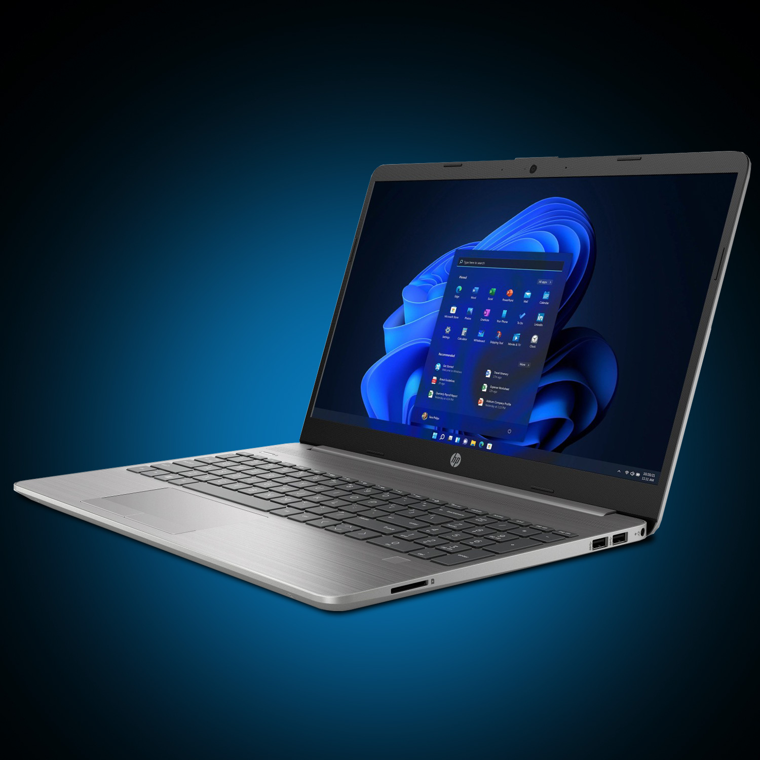 HP 250 G8, Notebook Prozessor, mit GB 16 Core™ i3 Display, RAM, SSD, Silber Intel® 1000 Zoll 15,6 GB
