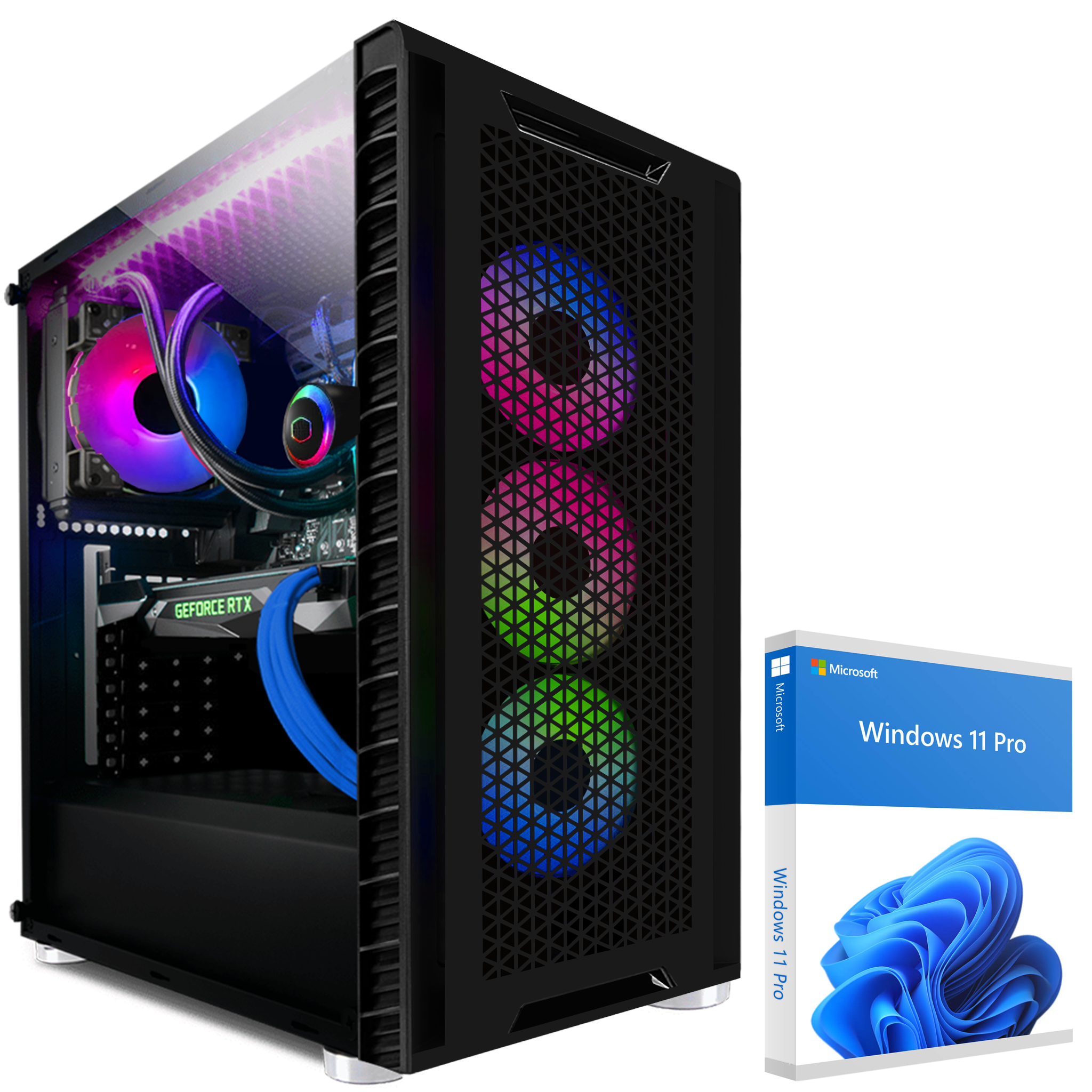 Intel Prozessor, RAM, 11 Core GB Intel® 12 1000 PC NVIDIA GB Windows 13900K, Pro, Core™ RTX™ 2000 KRAFTPC HDD, i9 i9 4070, SSD, GeForce GB 32 GB mit Gaming