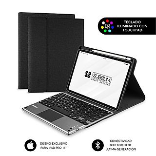 Funda con teclado  - SUBBLIM Para Ipad Pro 11” 2020, Negro
