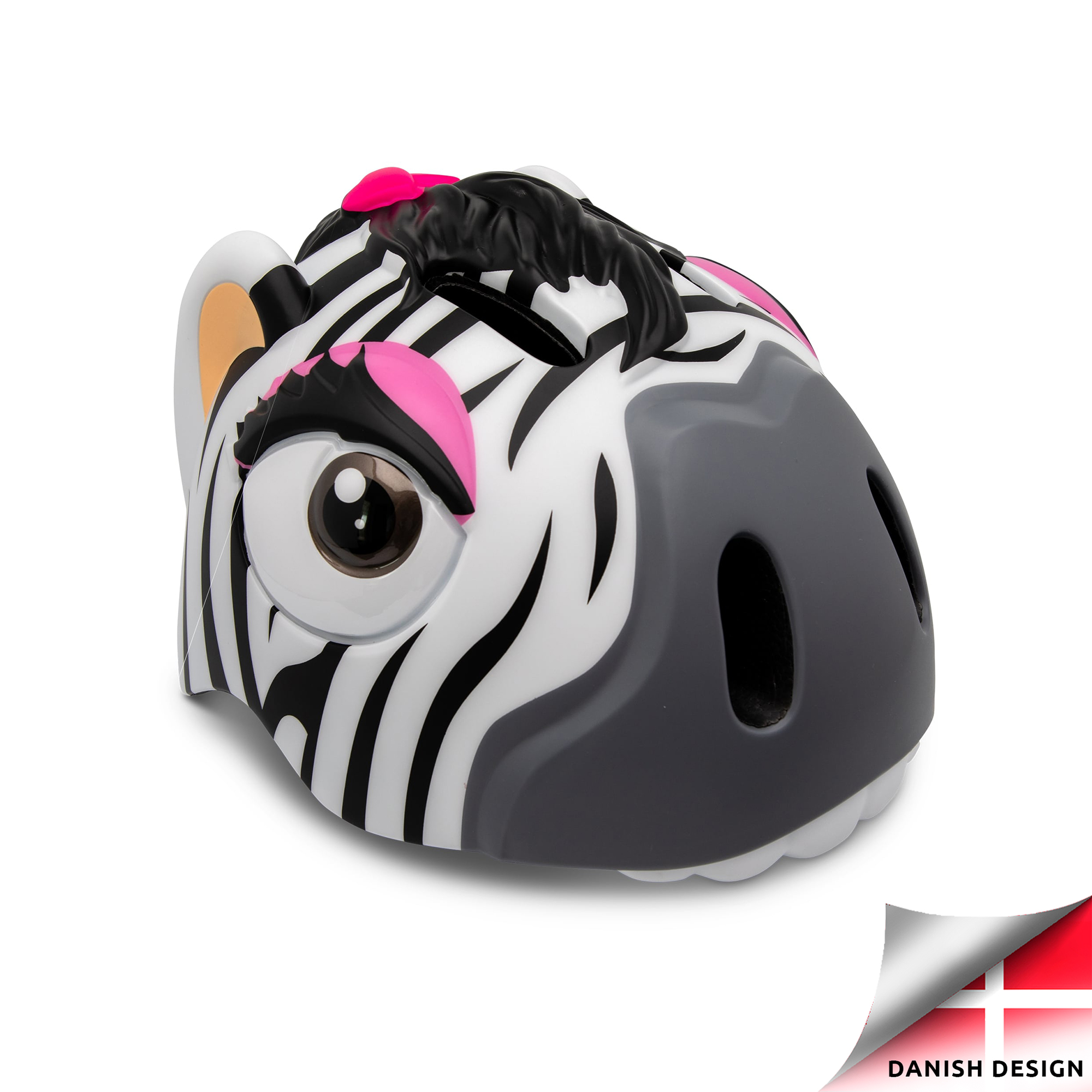 Zebra | Geprüft, SAFETY Safety CRAZY Weißes 49-55cm Fahrradhelm Kinder cm, Crazy EN1078 White) | | für