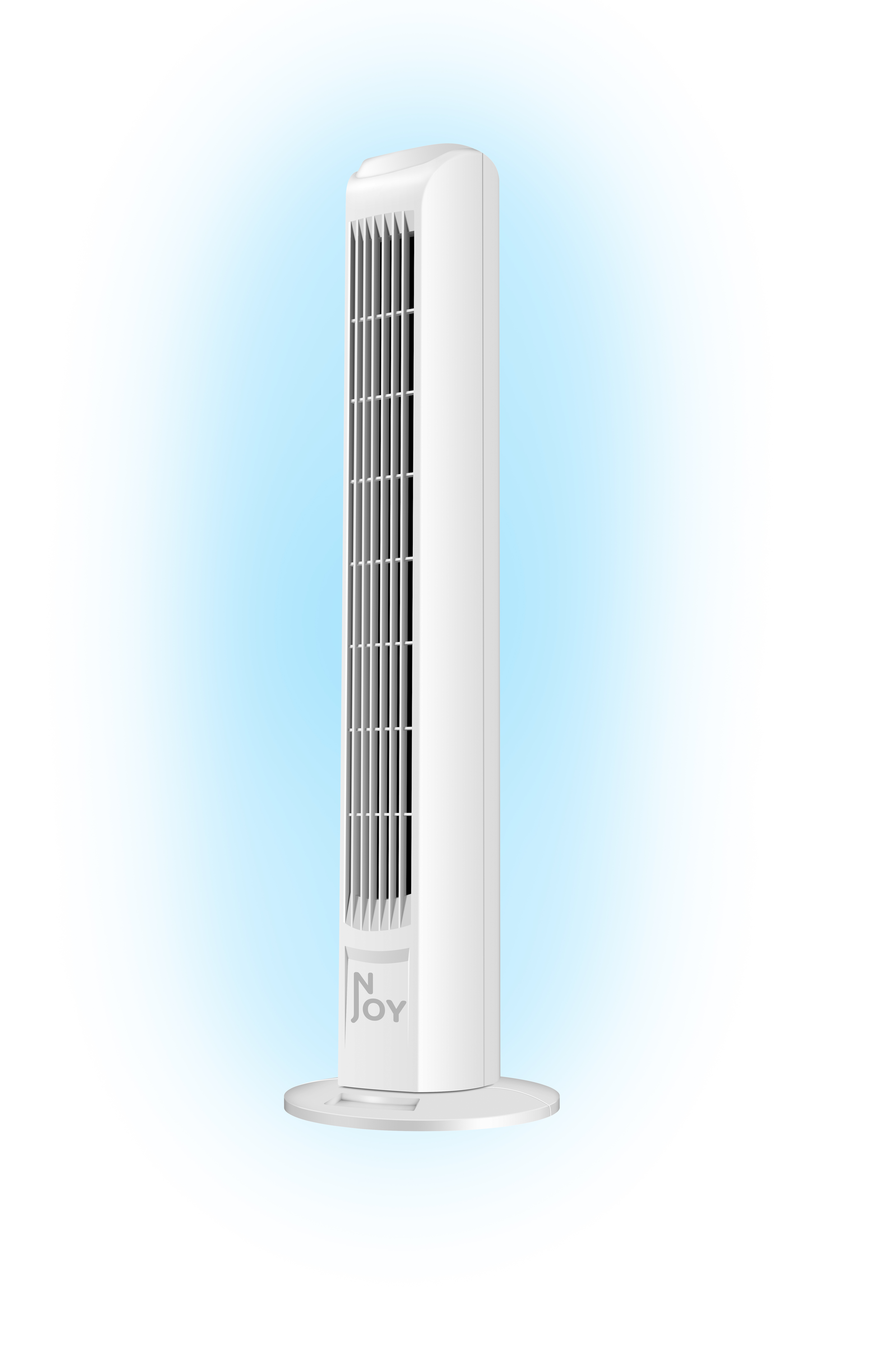 NJOY Ventilator - Turm Sicher Turmventilator - Weiß - - Geschwindigkeiten - Weiss Turm - 3 Superkuehlung 50W 