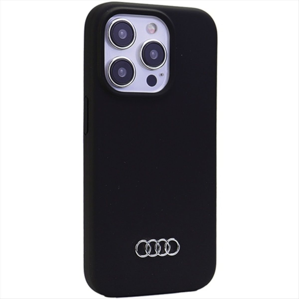 Design Max, Hülle, iPhone Schwarz Hardcase Cover Case 15 Apple, Pro AUDI Backcover, Silikon