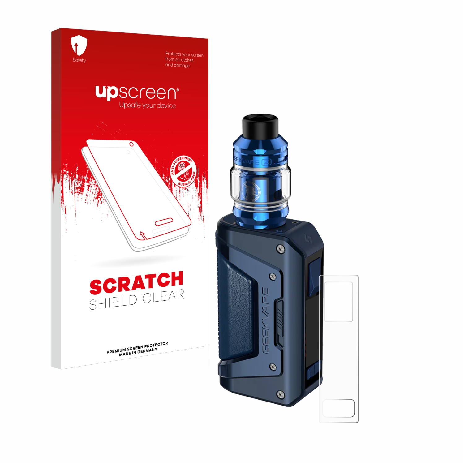 UPSCREEN GeekVape 2 Kratzschutz klare Schutzfolie(für L200) Aegis Legend