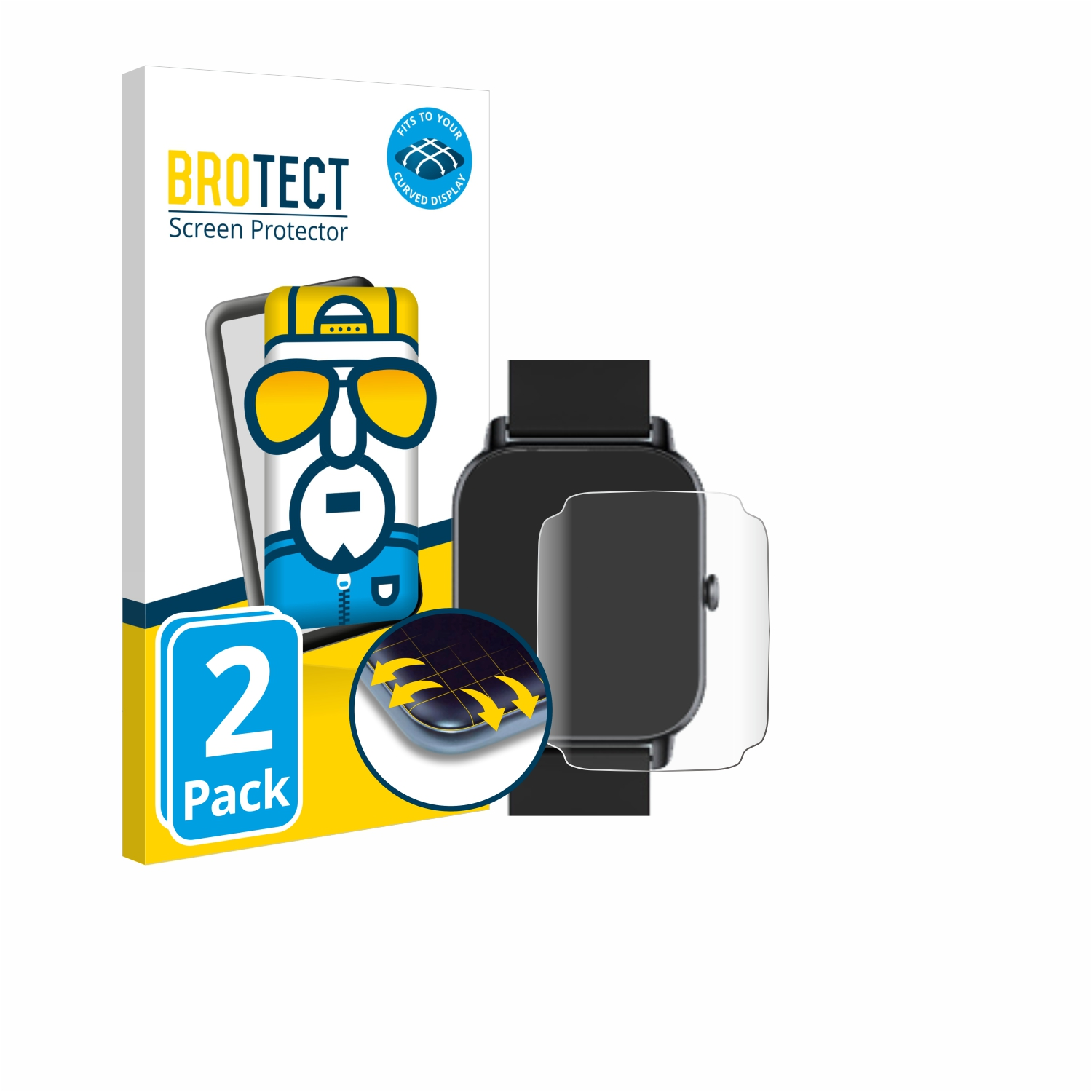 BROTECT 2x Flex Full-Cover 3D (1.85\