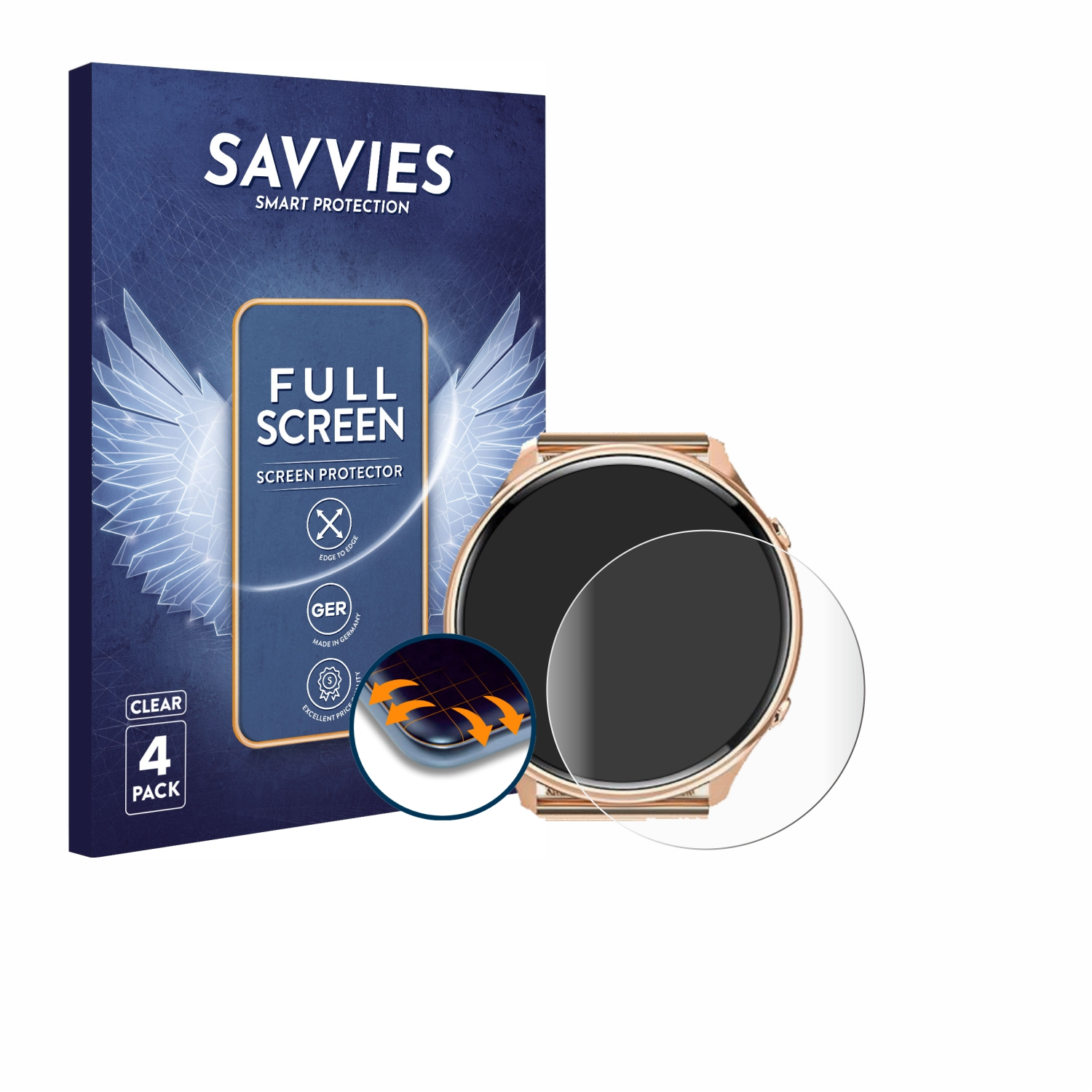 G37 3D Flex SAVVIES Curved Full-Cover Schutzfolie(für 1.39\