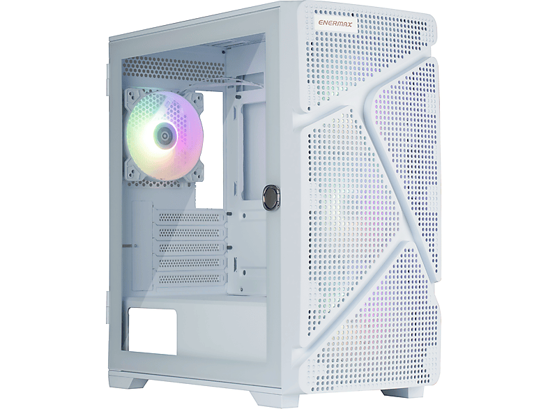 ENERMAX MarbleShell MS31 White Gaming Cases, Weiß PC