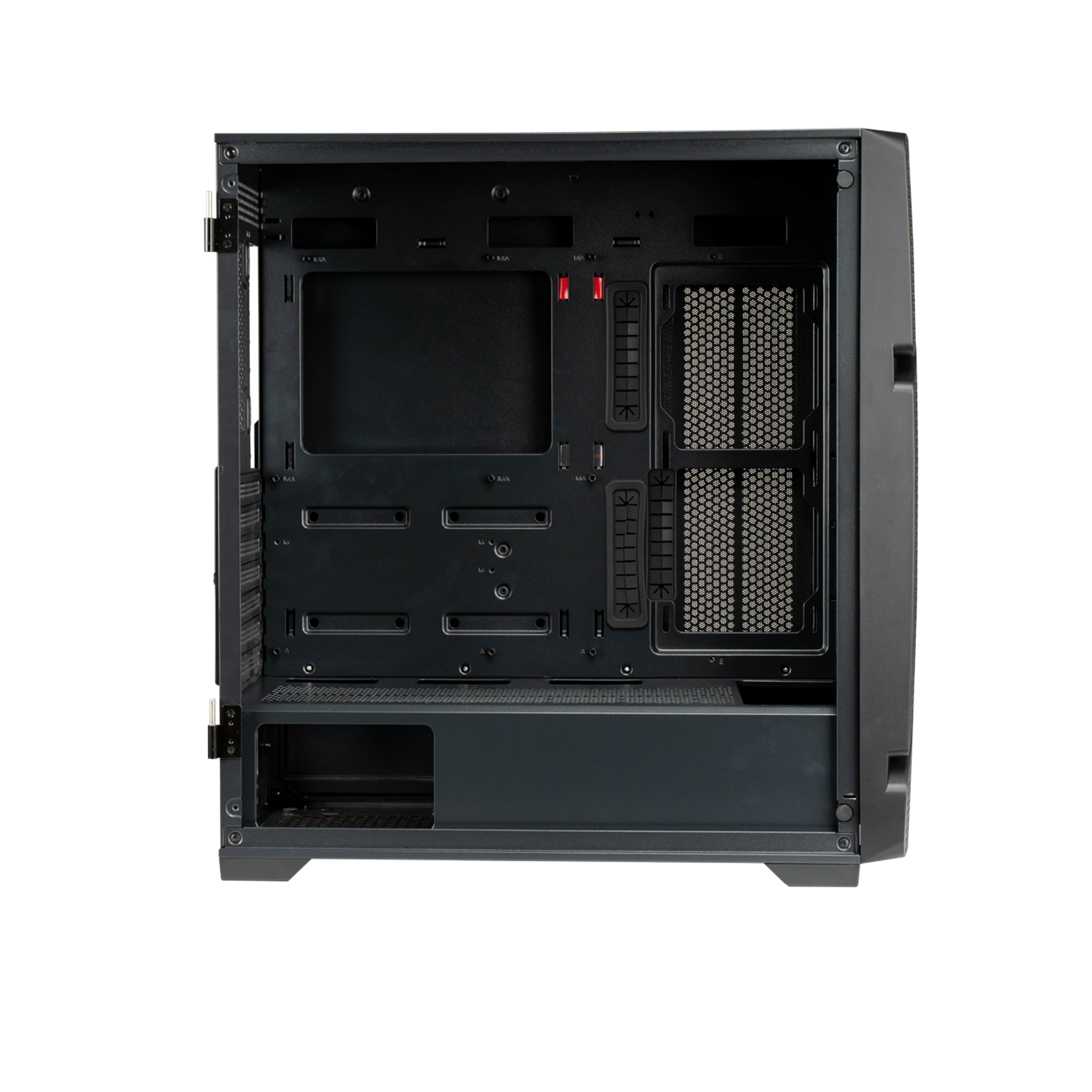 ENERMAX MarbleShell MS31 Black Gaming Cases, PC Schwarz