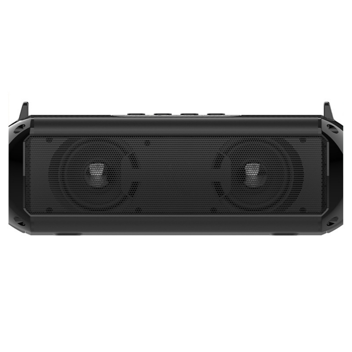 RGB-Lichtern Subwoofer, Ambient SHAOKE Lights Waterproof Bluetooth-Lautsprecher mit Wireless Schwarz Portable Outdoor