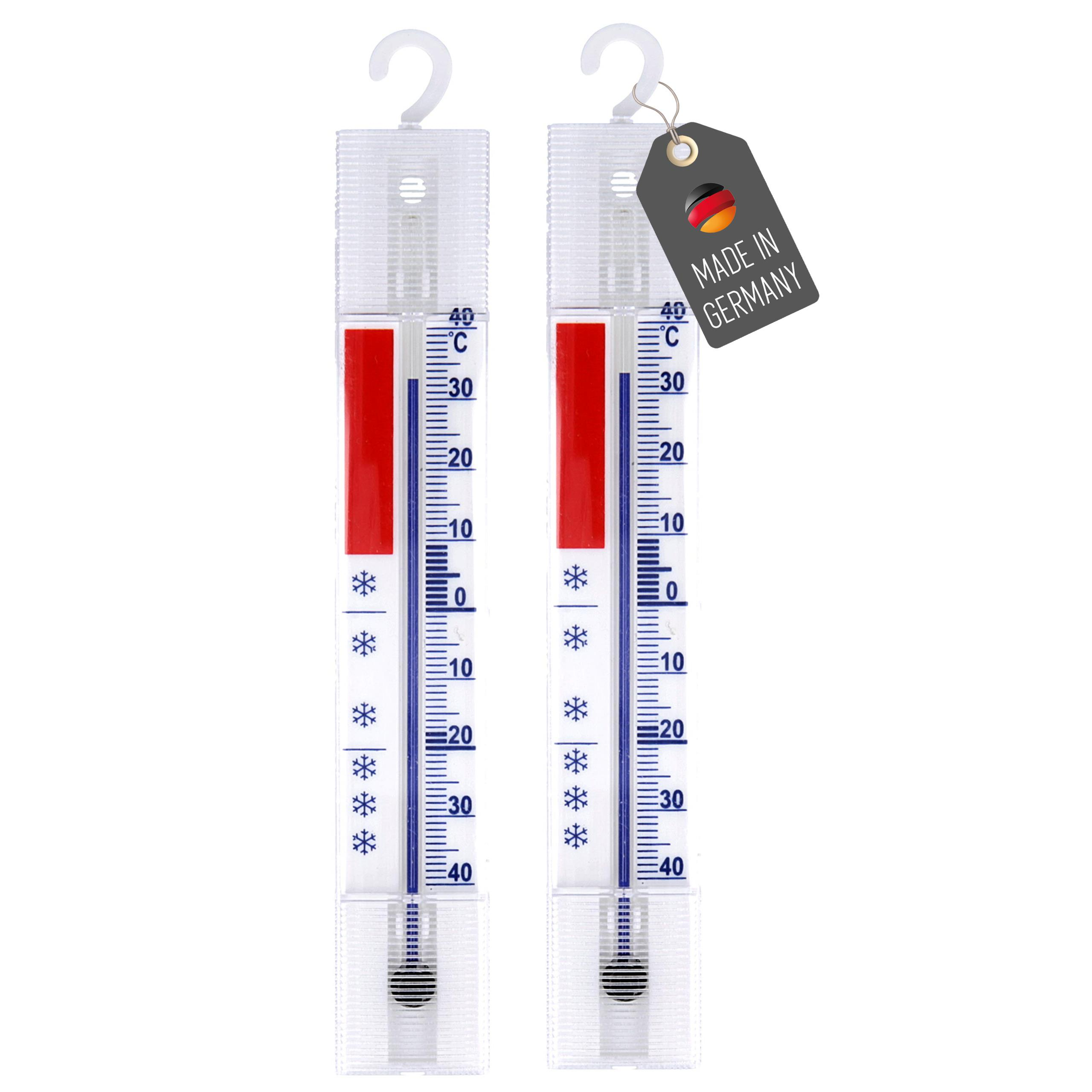 LANTELME 2 Stück Kühlschrank Thermometer