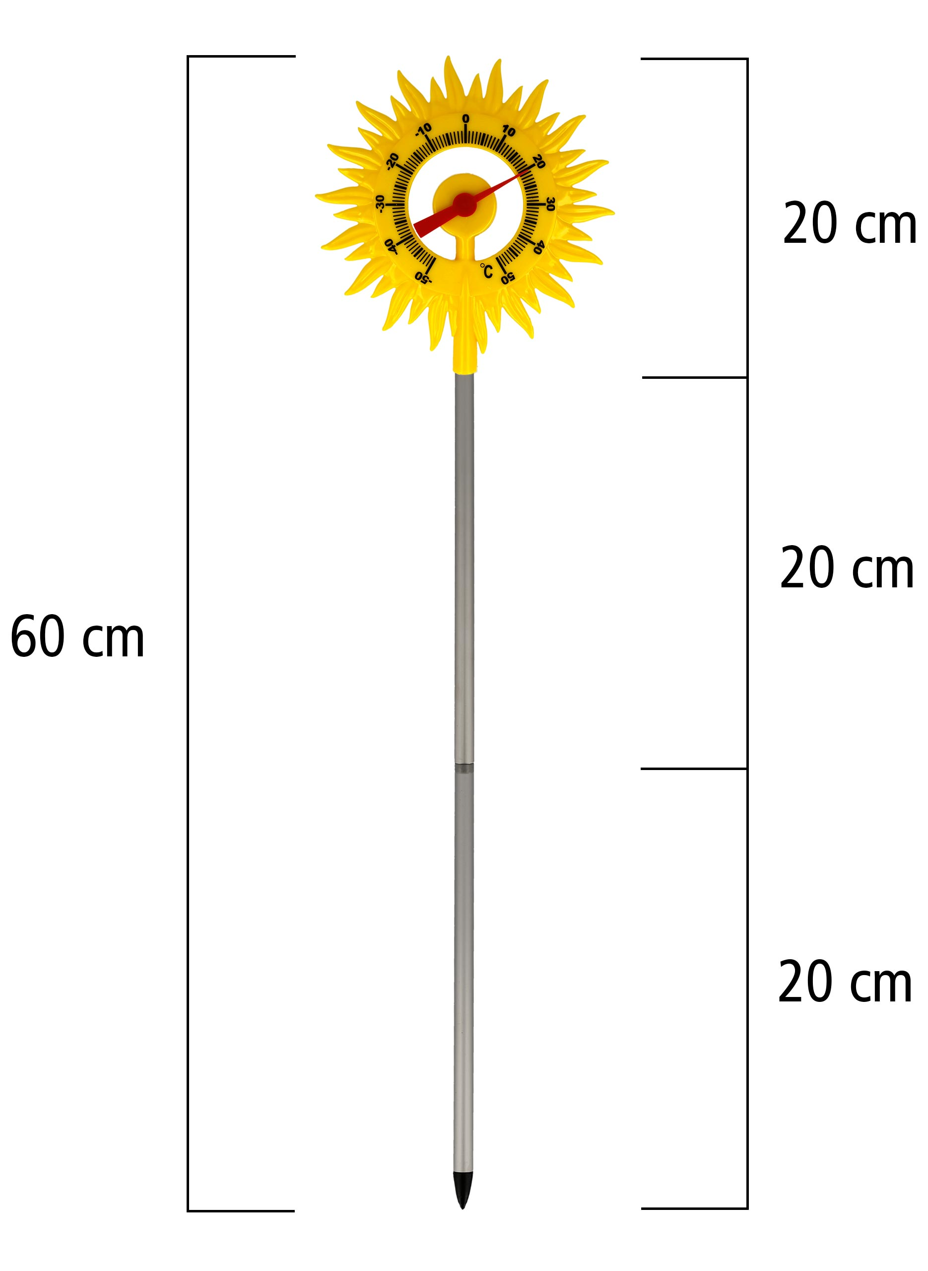 LANTELME 1 Stab Bimetall Stück Thermometer Analog