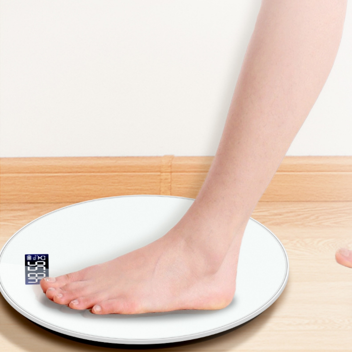 SHAOKE Gewichtswaage Körperwaage USB Wiederaufladbares Modell Weighing Personenwaage Home Gesundheitswaage