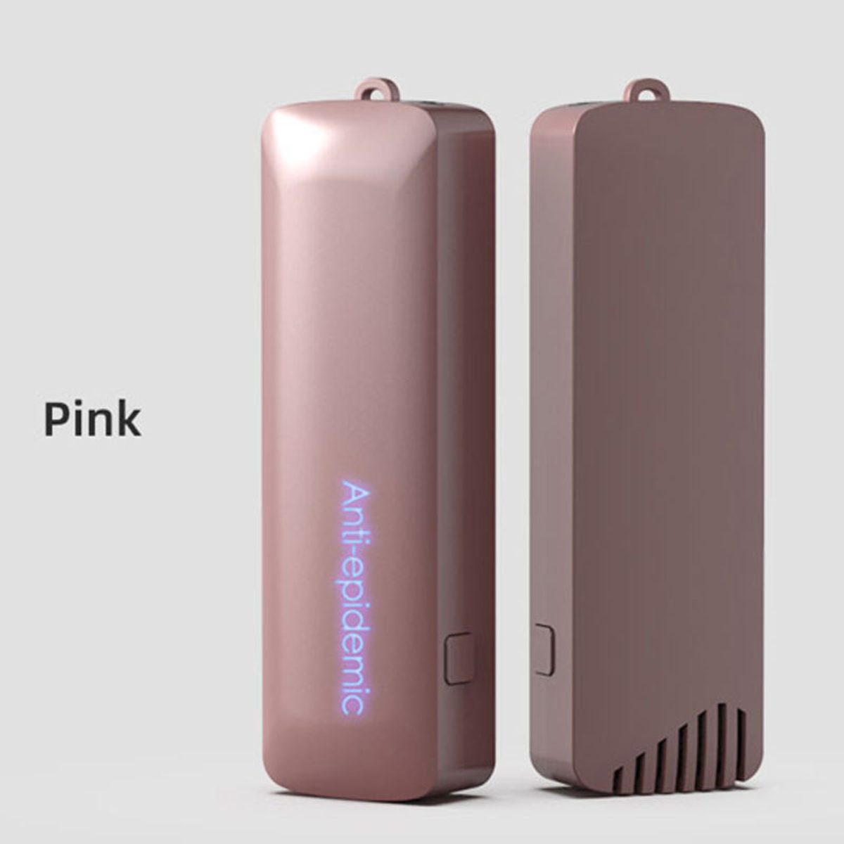 LACAMAX Pinker tragbarer Luftreiniger (1 beseitigt aus Bakterien Rauch m²) und 1 - Luft, der Gerüche Rosa Entfernt Luftreiniger Raumgröße: Watt