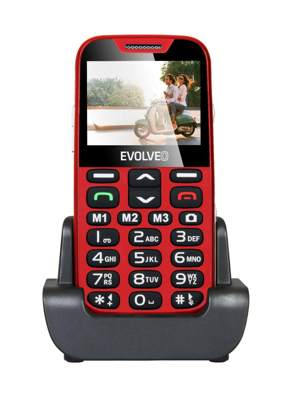 EP-600-XDR Mobiltelefon, EVOLVEO Silber