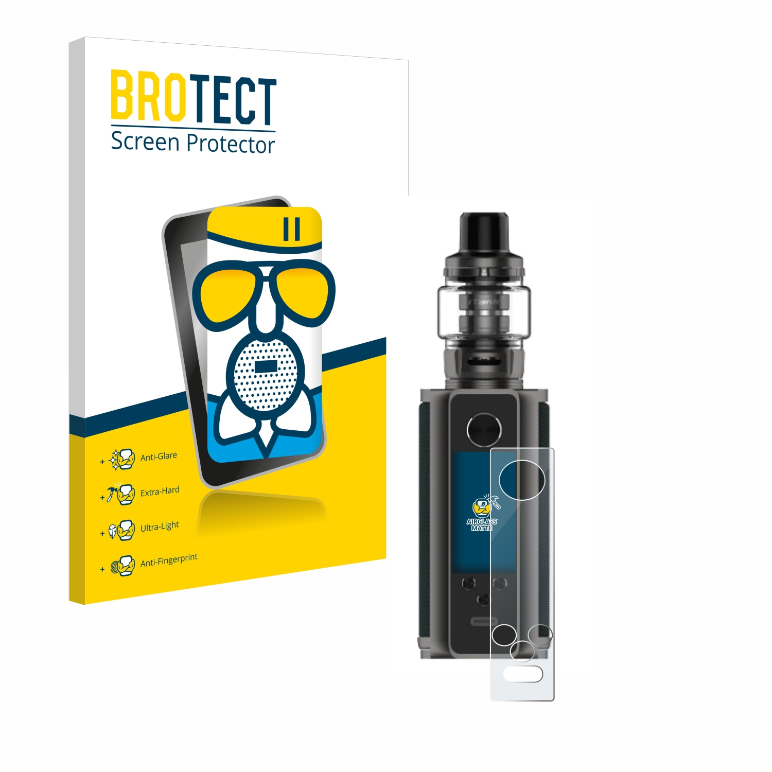 BROTECT Airglass matte Schutzfolie(für Vaporesso 200 Mod) Target