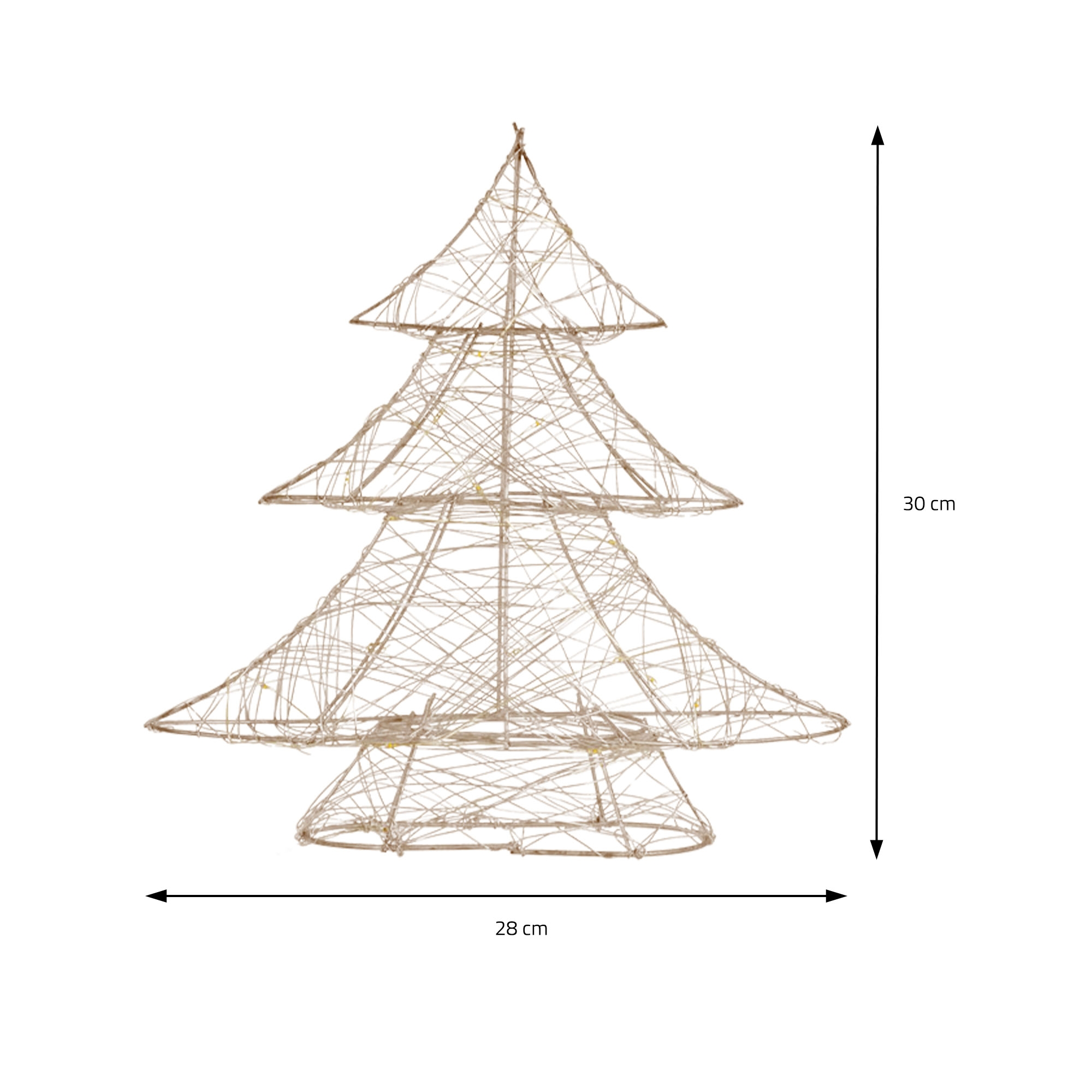 ECD-GERMANY Deko Weihnachtsbaum Weihnachtsbaum