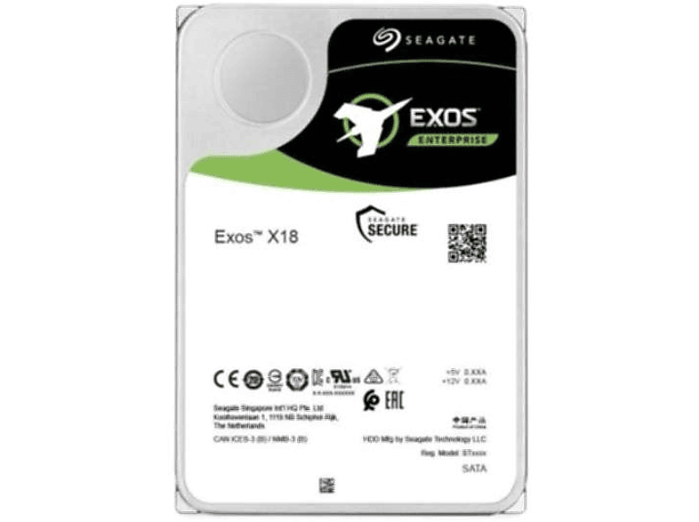 SEAGATE Exos X18, 16000 GB, HDD, intern