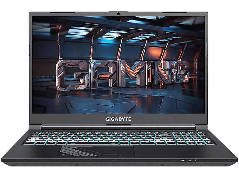 GIGABYTE G5 MF-E2DE333SD 02 mit Intel Core i5-12500H, GeForce RTX 4050, Notebook mit 15,6 Zoll Display, Intel® Core™ i5 Prozessor, 16 GB RAM, 512 GB SSD, Schwarz