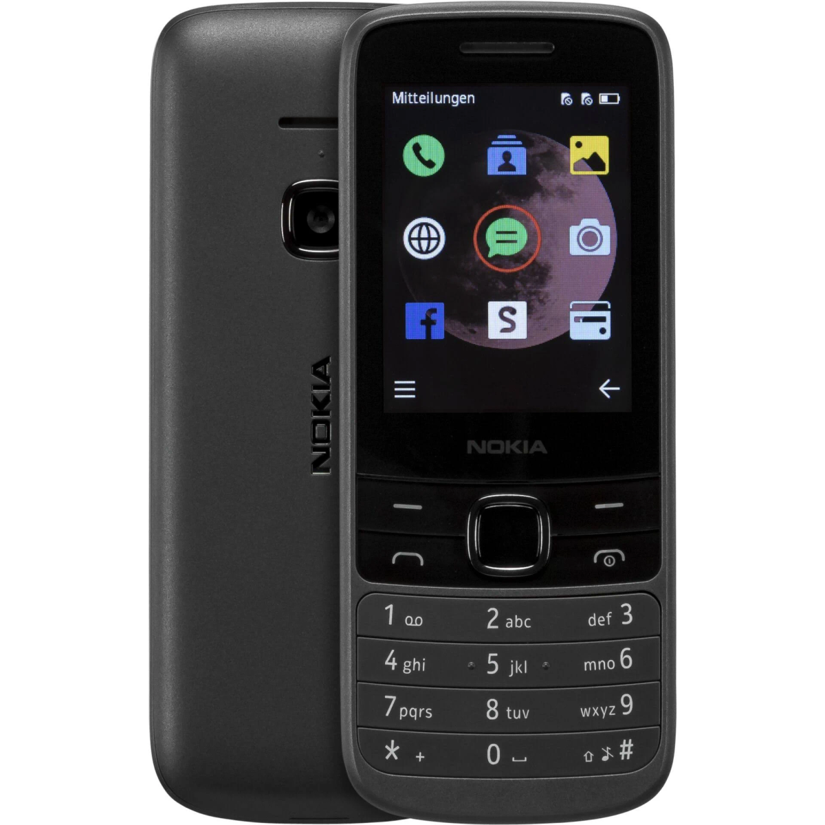 NOKIA HMD black DS 0,06 Dual GB 225 Schwarz SIM GLOBAL 4G