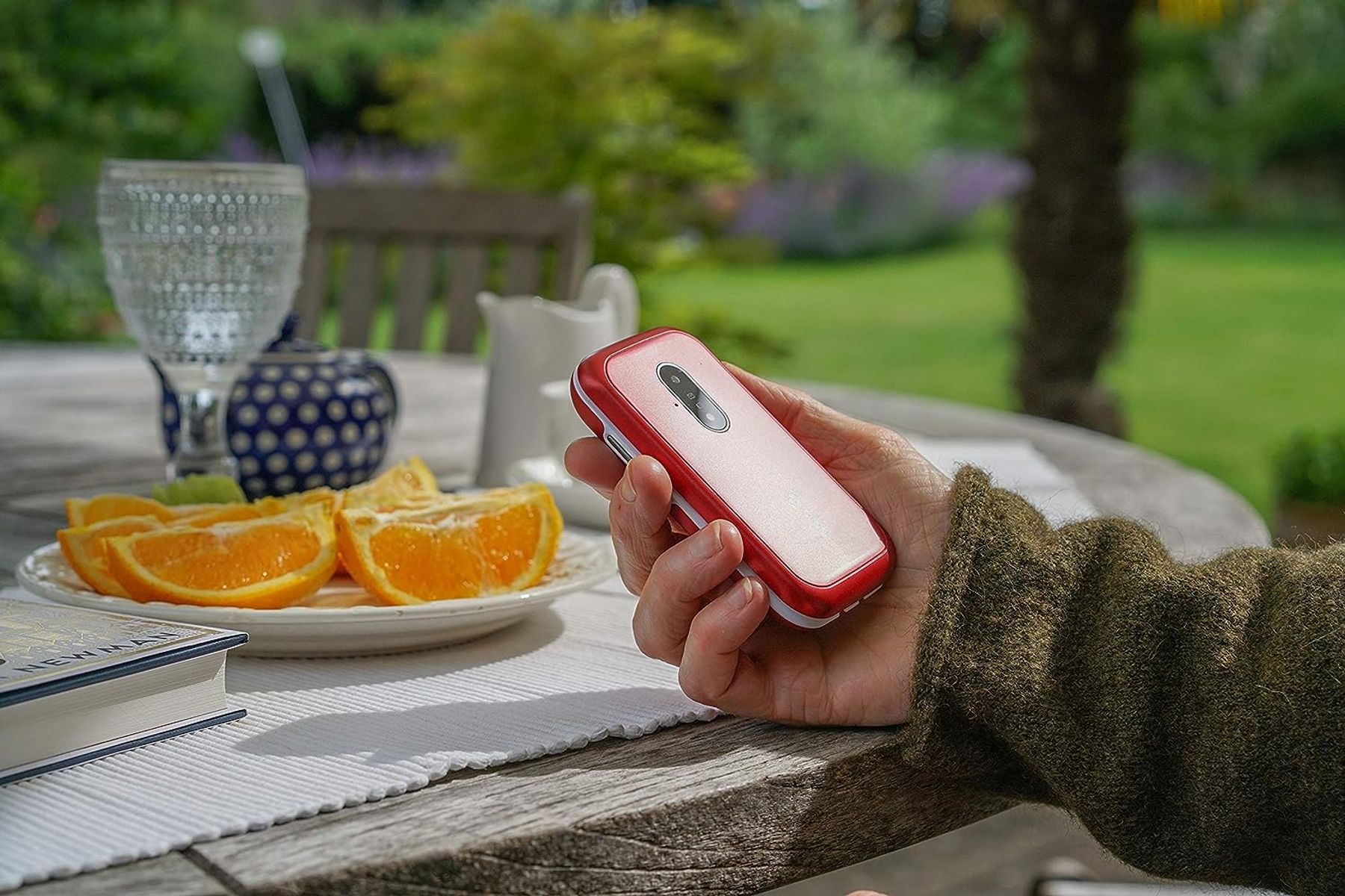 DORO 7030 ROT-WEISS Mobiltelefon, Rot/Weiss