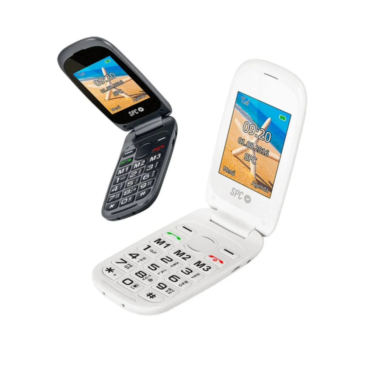 SPC 2304B Mobiltelefon, Weiß