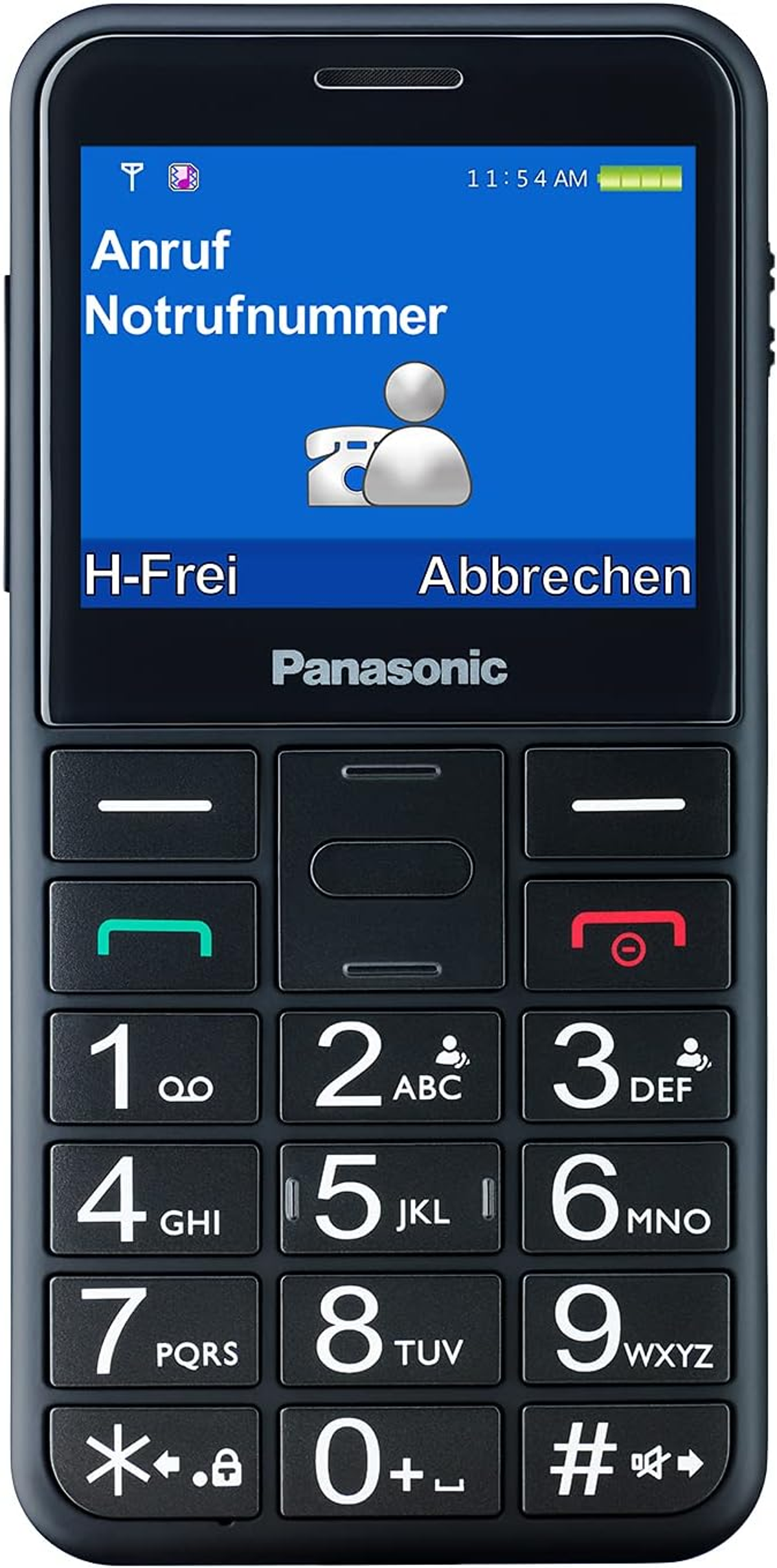 Telefon komórkowy PANASONIC KX-TU155EXBN Czarny