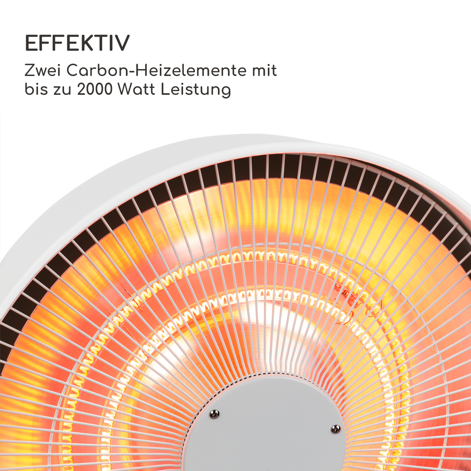 BLUMFELDT Heatbell Wall Smart  (2000 Watt) Infrarot-Heizstrahler