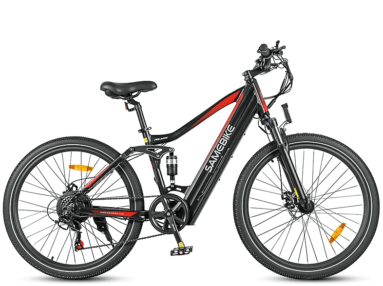 E-BIKE schwarz) (Laufradgröße: Unisex-Rad, Zoll, Mountainbike SAMEBIKE 26