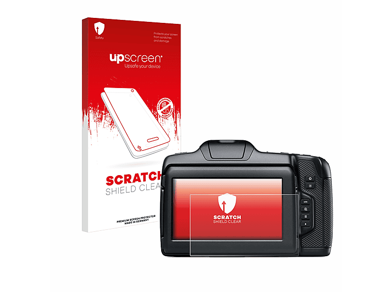 UPSCREEN Kratzschutz klare Schutzfolie(für Blackmagic G2) Pocket Cinema 6K Camera