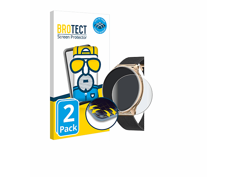 BROTECT 2x Flex matt 3D G35 Schutzfolie(für Banlvs Full-Cover 1.32\