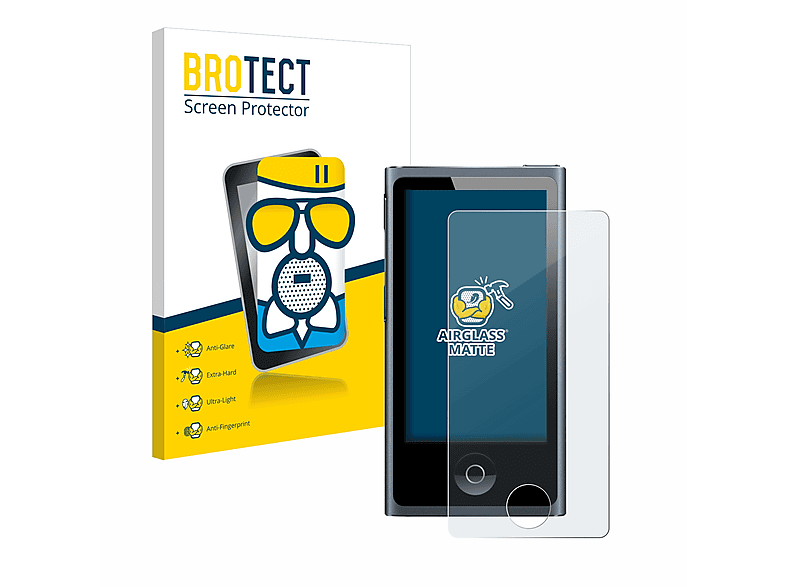 BROTECT Airglass matte Schutzfolie(für Apple iPod nano 2012 (7. Gen.))