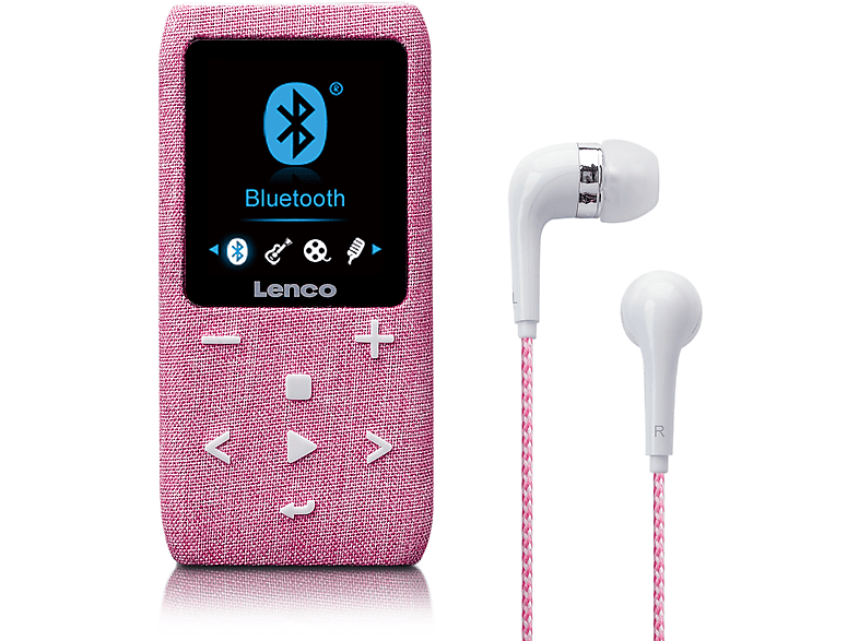 Reproductor MP4 | Xemio-861PK LENCO, Bluetooth, 1,8 