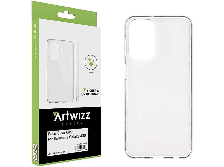 ARTWIZZ Case, Backcover, Clear Basic Samsung, Galaxy A23, Transparent