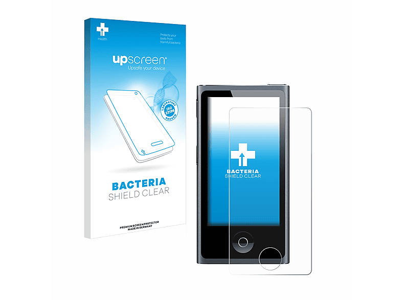 2012 UPSCREEN antibakteriell Schutzfolie(für (7. iPod Apple Gen.)) klare nano