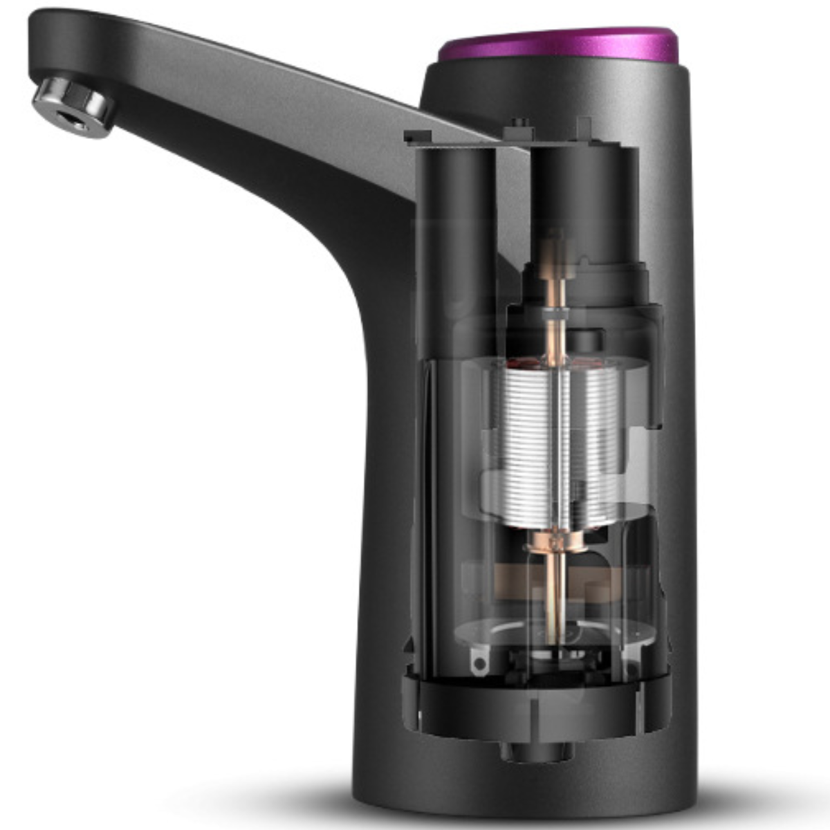 UWOT Elektrische Wasserpumpe - Schwarz: reinigen kompakt praktisch, Küchenarmaturen leicht zu und zerlegbar, schnell