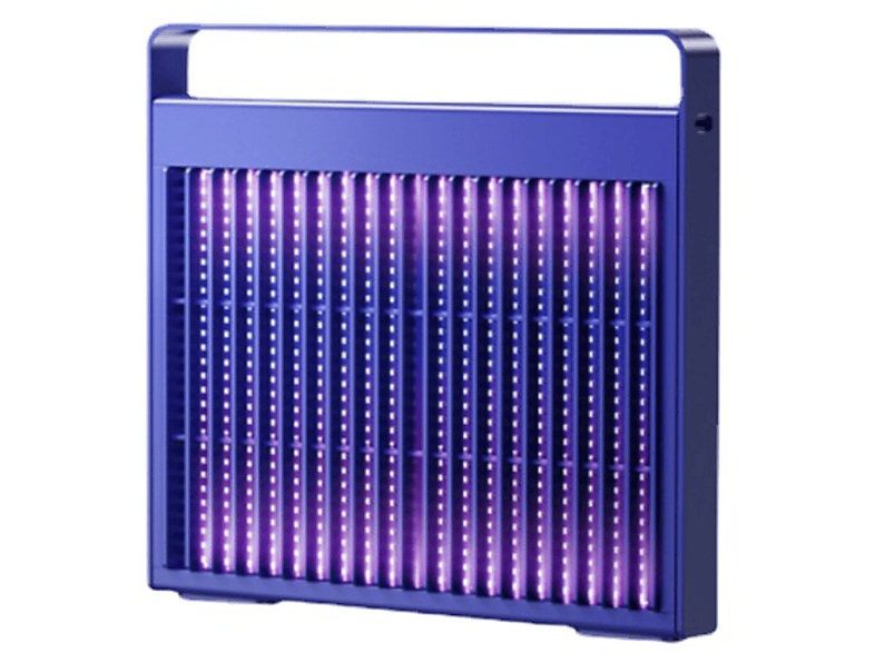 UWOT Blau elektrische Mückenvernichtungslampe USB: tragbar und aufhängbar, einfaches Design 1800V Insektenvernichter
