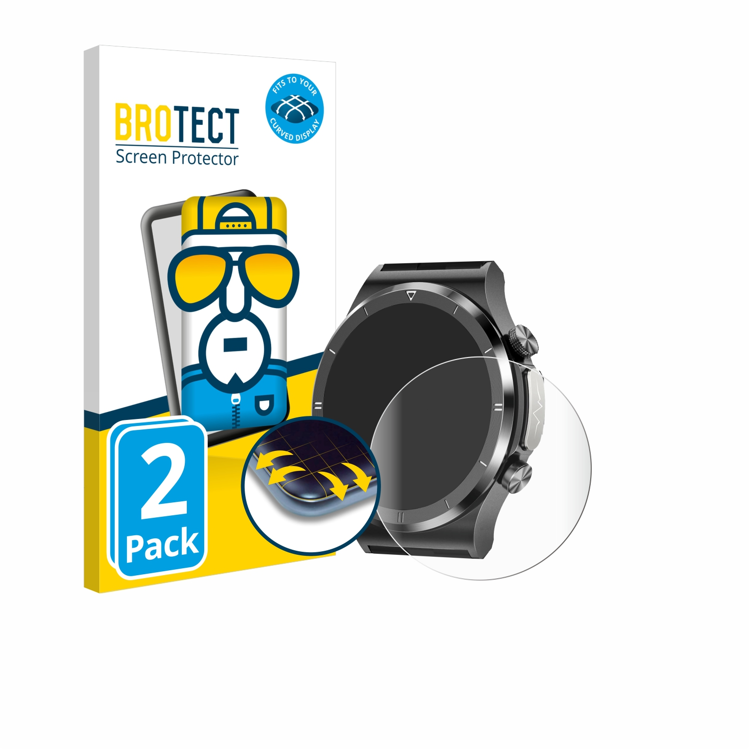 BROTECT 3D T30 Full-Cover 2x Schutzfolie(für (1.39\