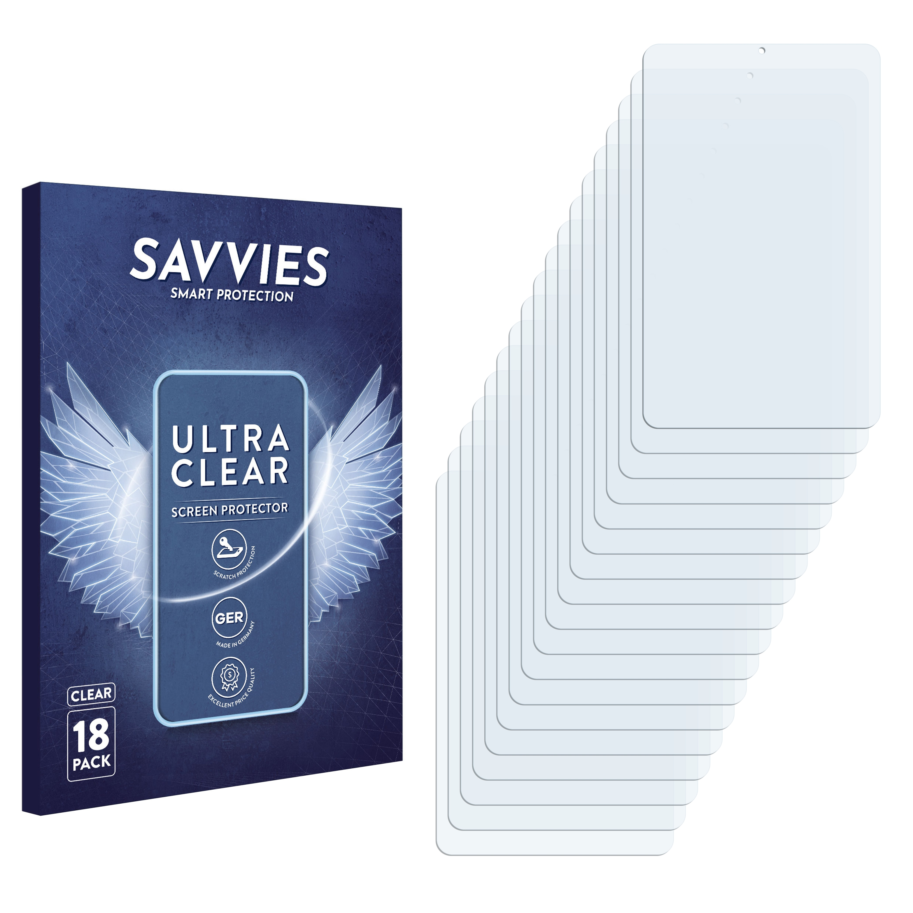 SAVVIES 18x klare Doogee Schutzfolie(für T20 Mini)